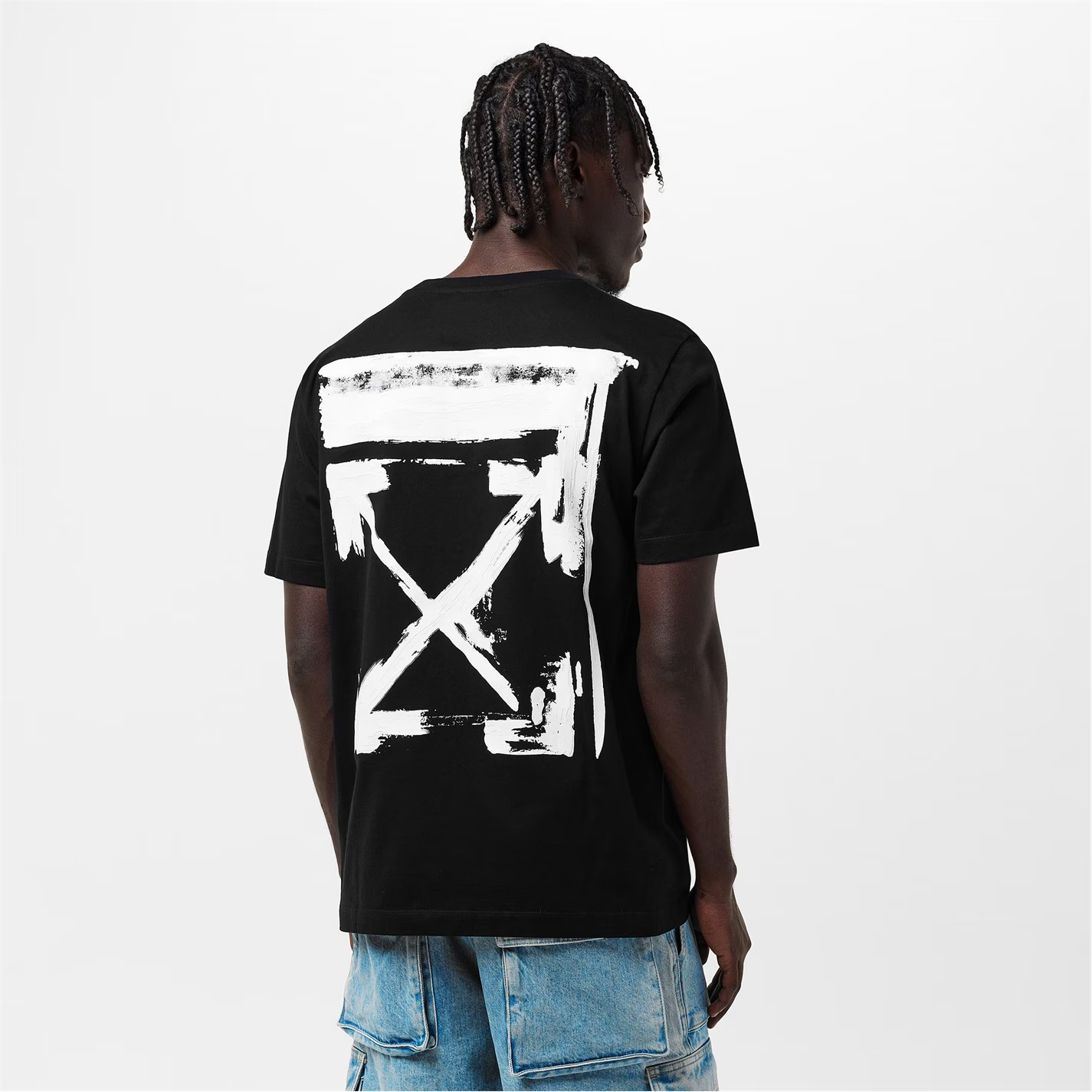 OFF WHITE  Ink Arrow T-Shirt Black