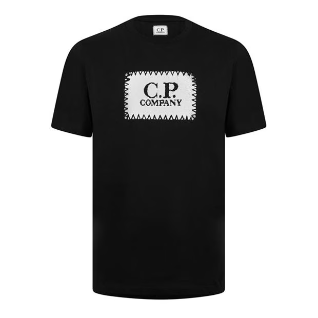 CP Company Logo T Shirt Navy