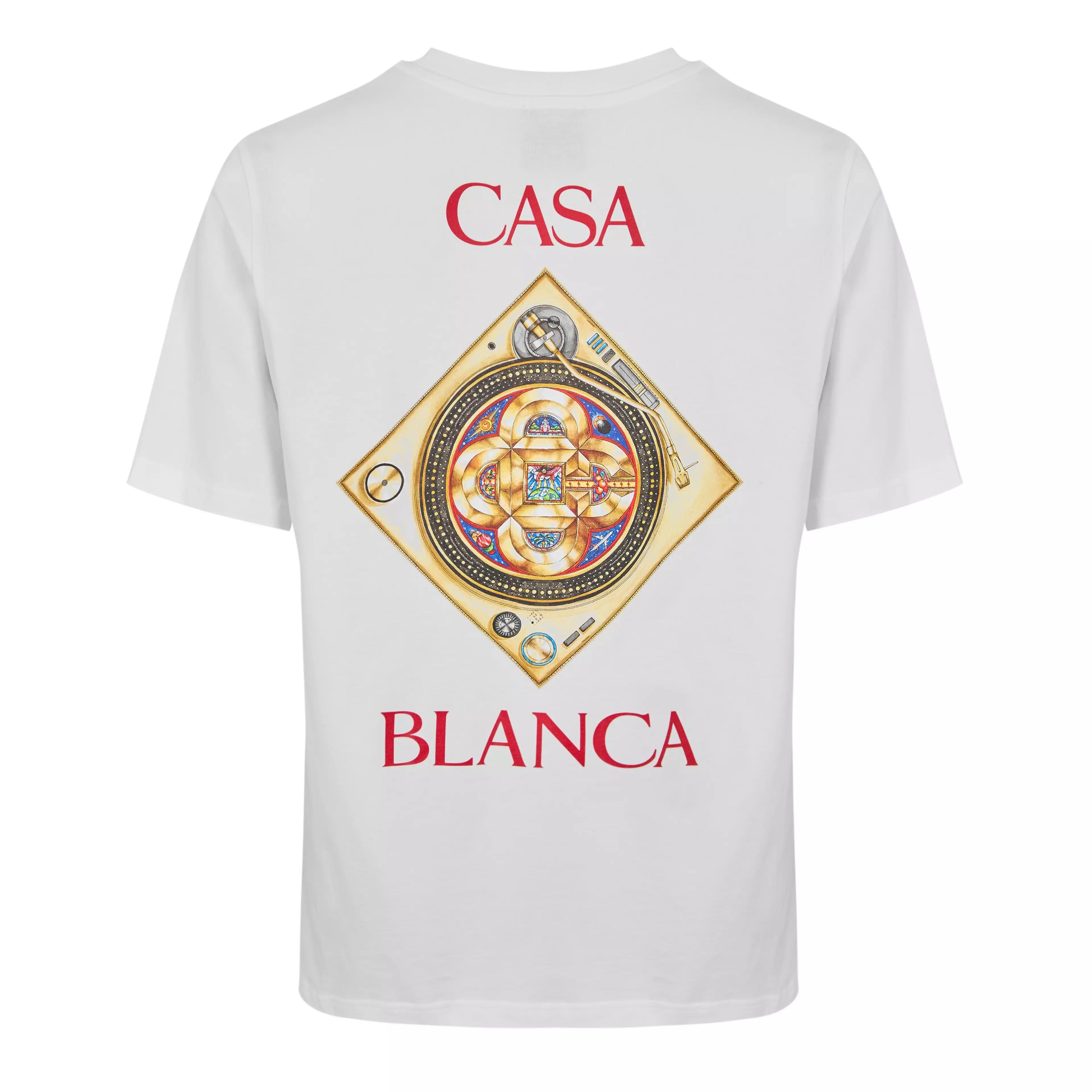 Casablanca Plafond Orne De Musique Short Sleeve T‑Shirt White