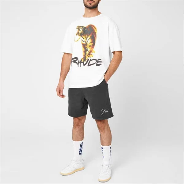 Rhude Tiger T Shirt White