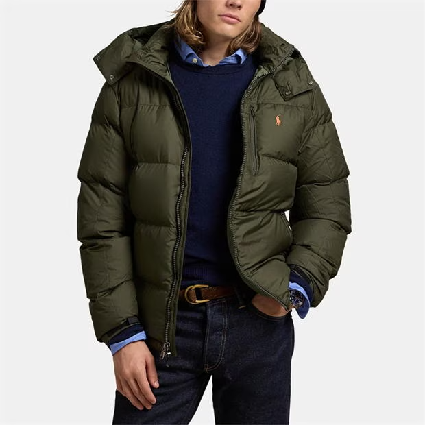 Ralph Lauren Puffer Down Jacket Olive