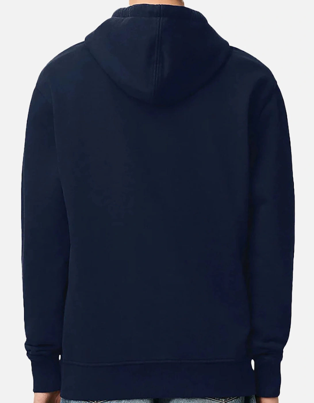 Ami Paris Logo Hoodie Bleu Nuit