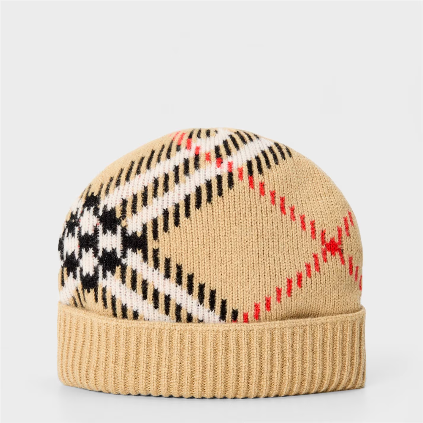 Burberry Burb Check Beanie