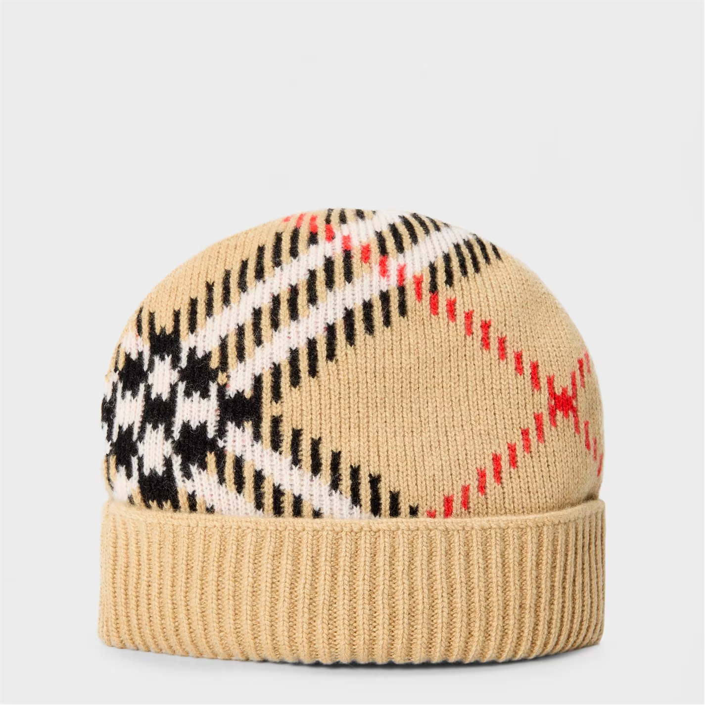 Burberry Burb Check Beanie