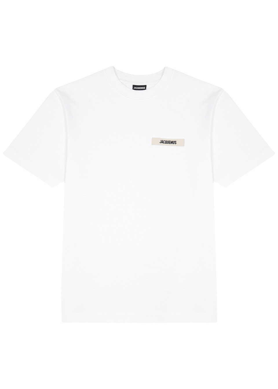 Jacquemus The Gros Grain Logo T Shirt White