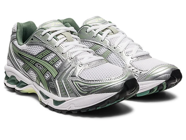 ASICS Gel-Kayano 14 White Pure Silver Slate Grey Sage