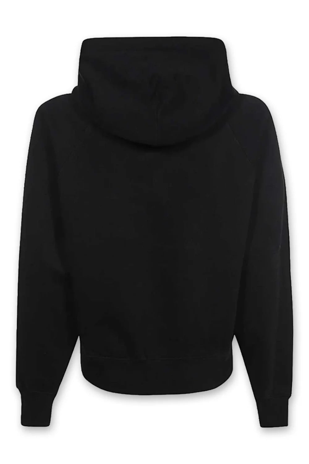 Ami Paris Logo Zip Hoodie Black