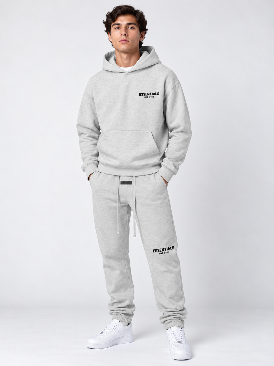 Fog Essentials Full Tracksuit Light Oatmeal