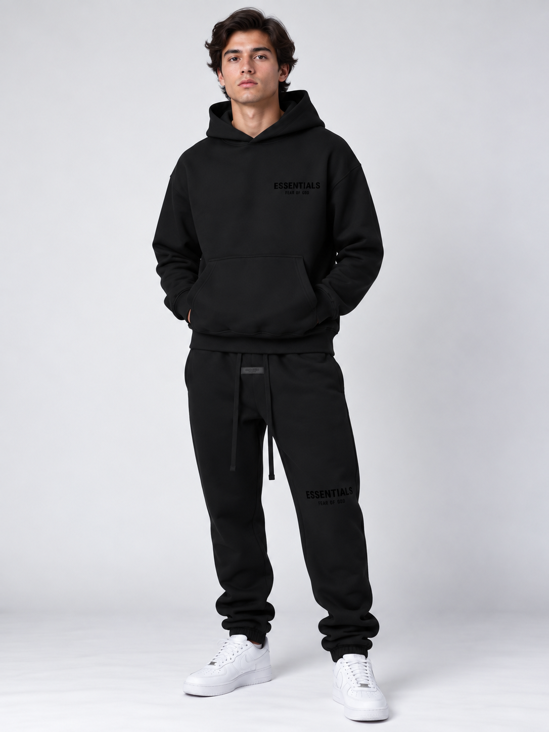 Fog Essentials Full Tracksuit Black
