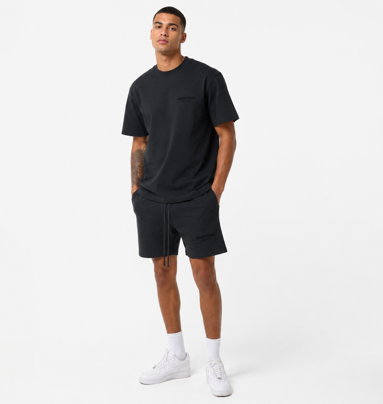 Fog Essentials Shorts Set Black