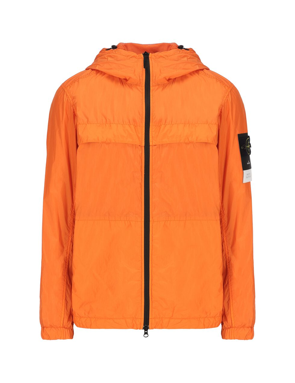 Stone Island Crinkle Rep Hooded Jacket Orange