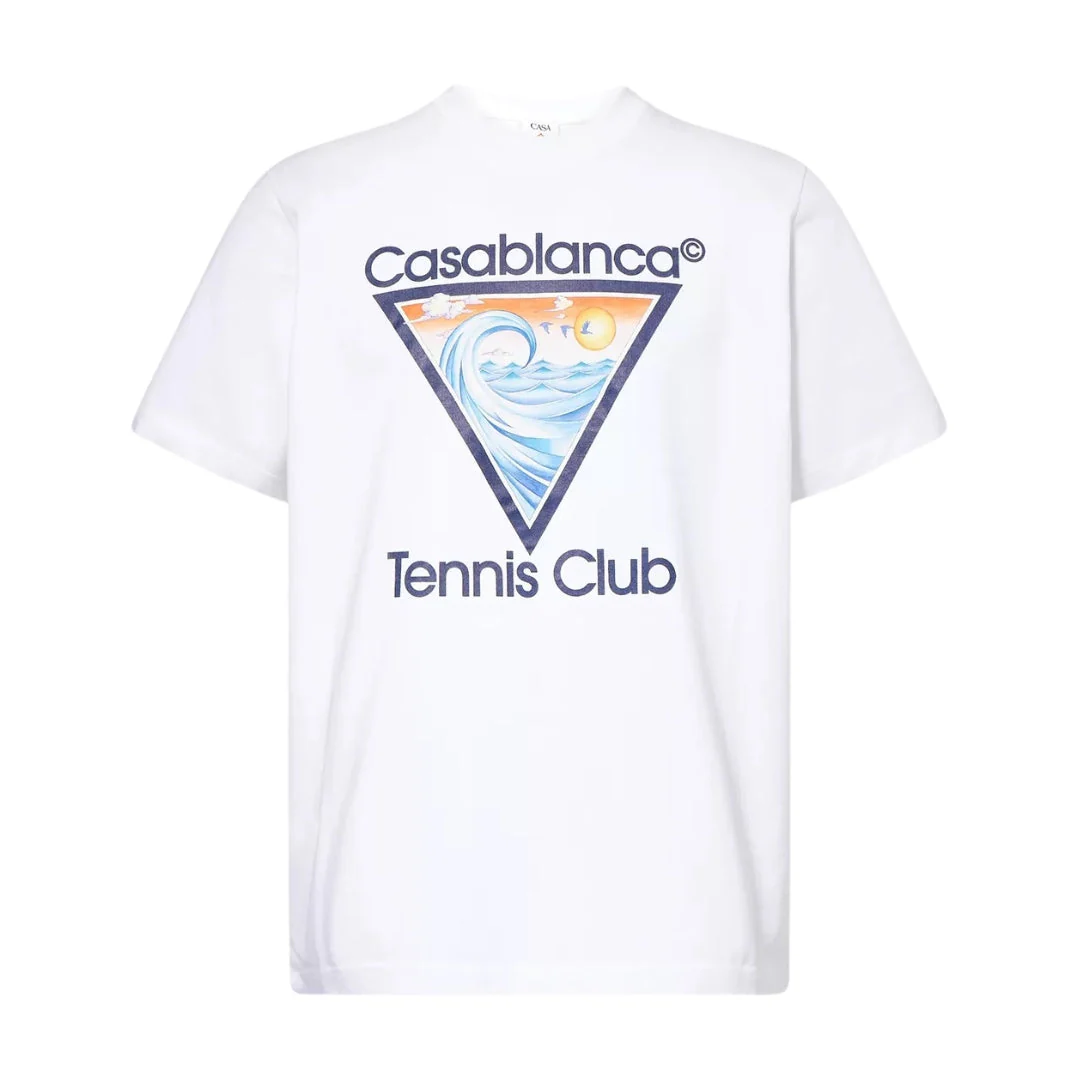 CASABLANCA Tennis Club Icon T-Shirt White
