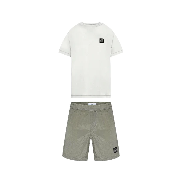 Stone Island Shorts Set Stucco