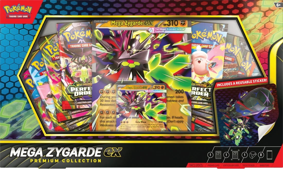 Pokémon TCG Mega Zygarde ex Premium Collection