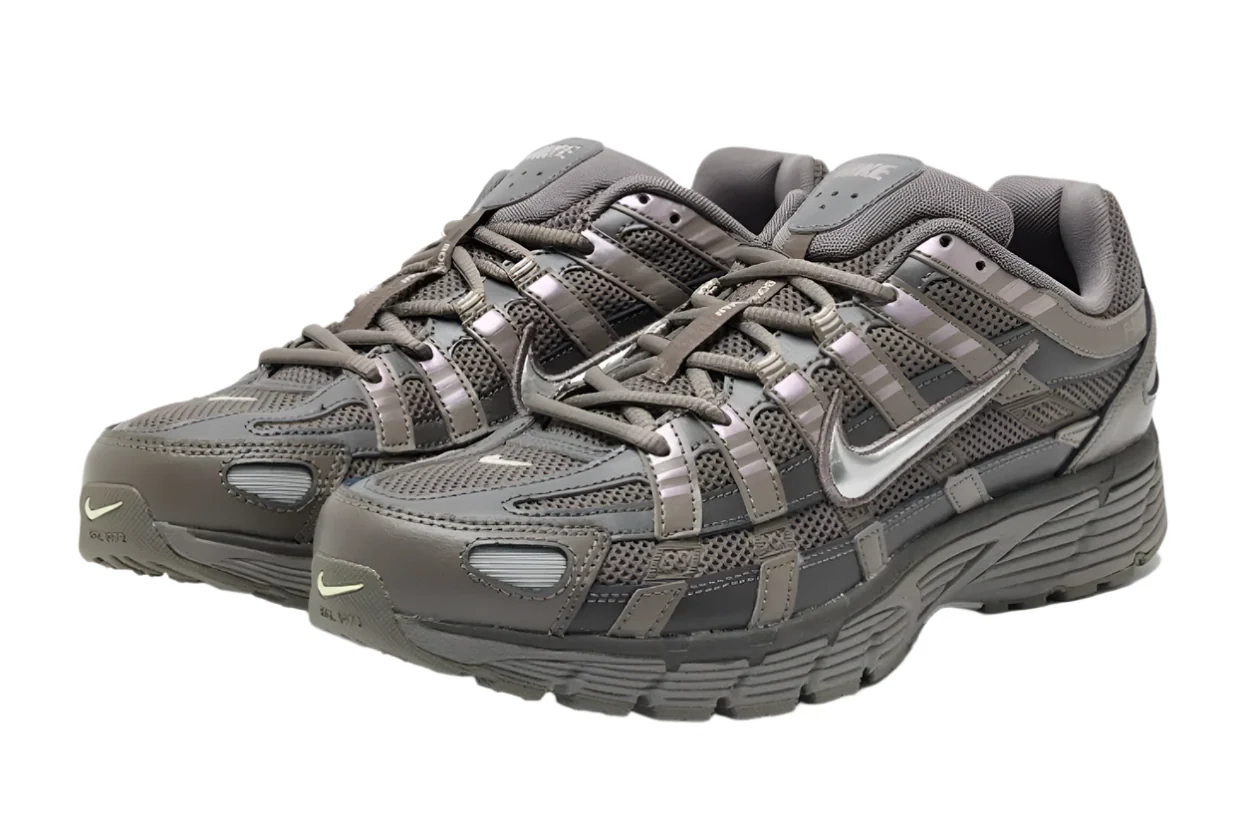 Nike P-6000 Cave Stone Metallic Silver