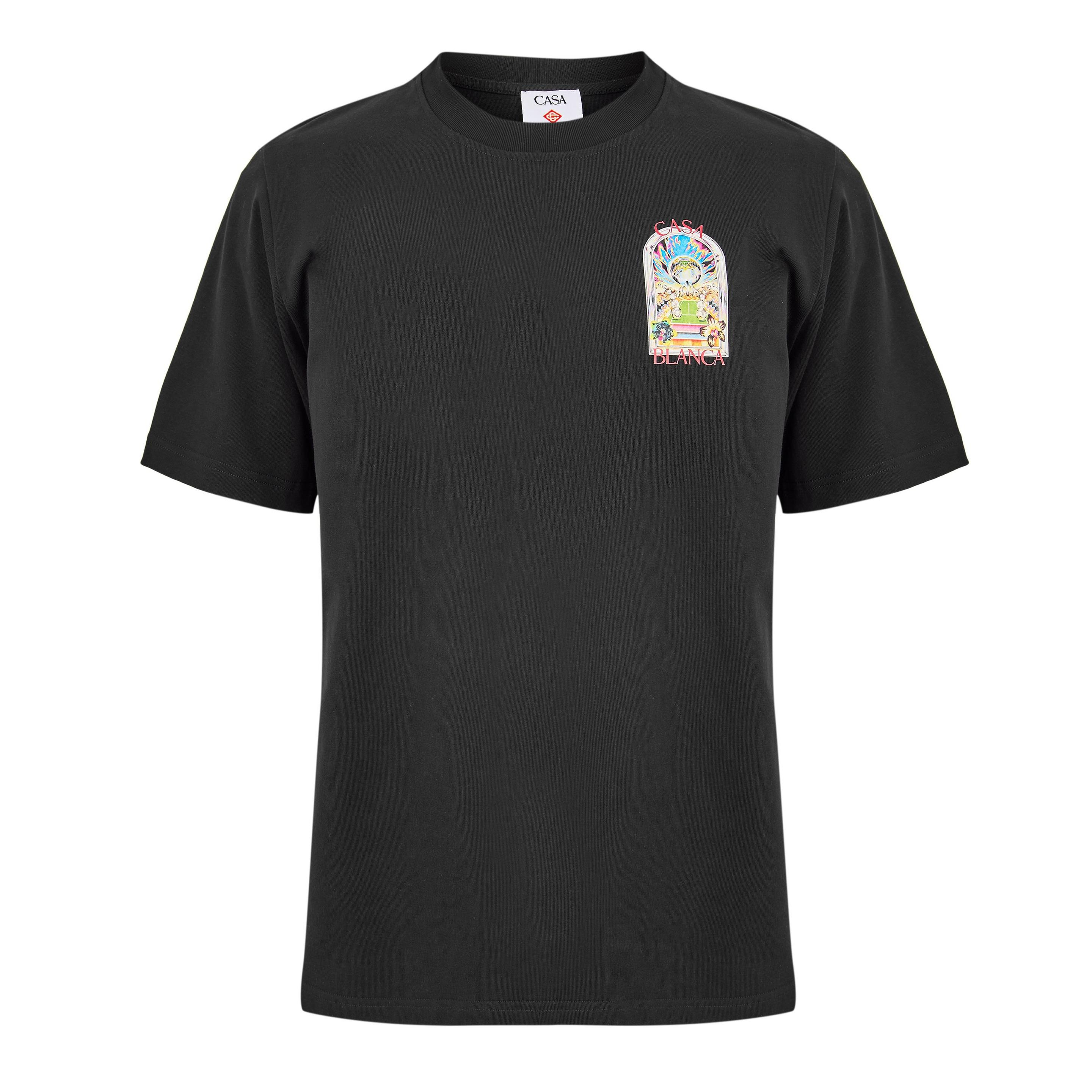 Casablanca Tennis Blaze T-Shirt Black