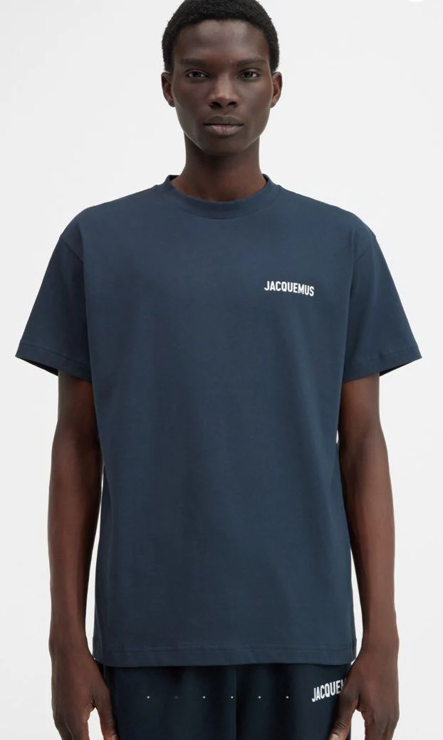 Jacquemus Le Logo T Shirt Blue