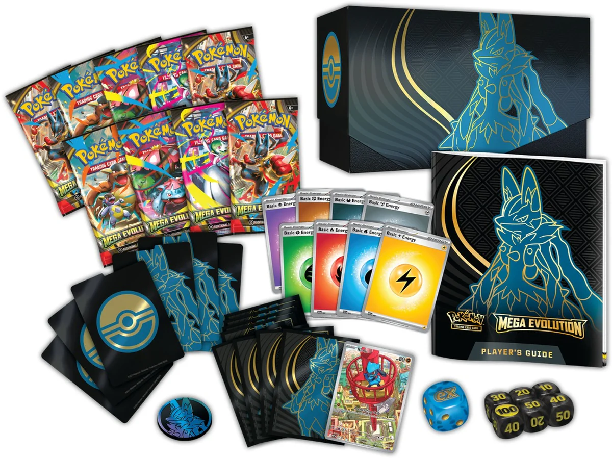 Pokemon TCG Mega Evolution Elite Trainer Box Lucario