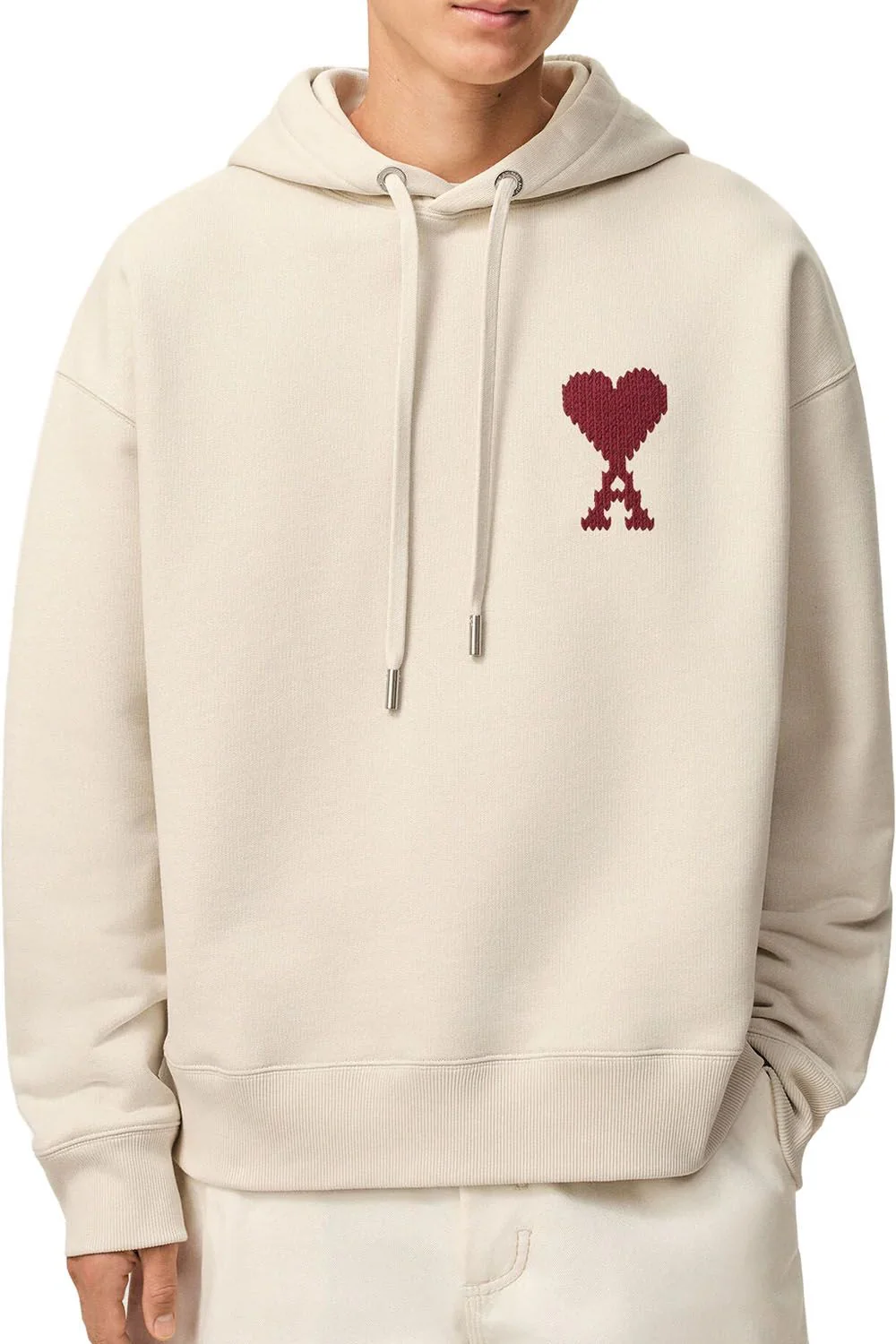 Ami Paris 'AMI DE COEUR' Heavy Hoodie
