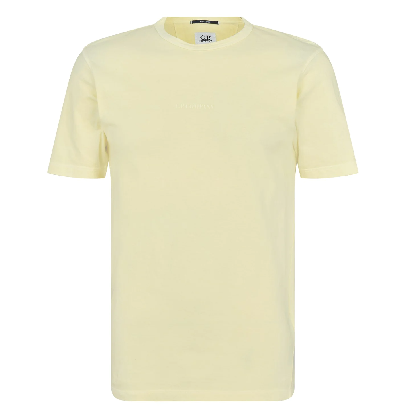 CP Company Pastel Chest Logo T Shirt Yellow