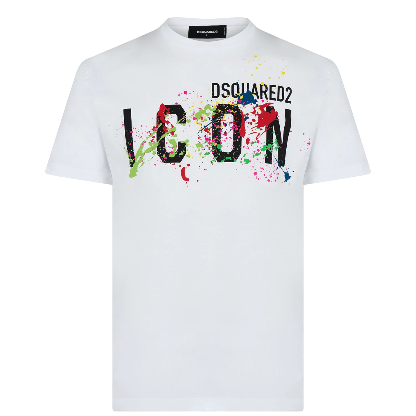 DSquared2 Icon Splash T-Shirt White