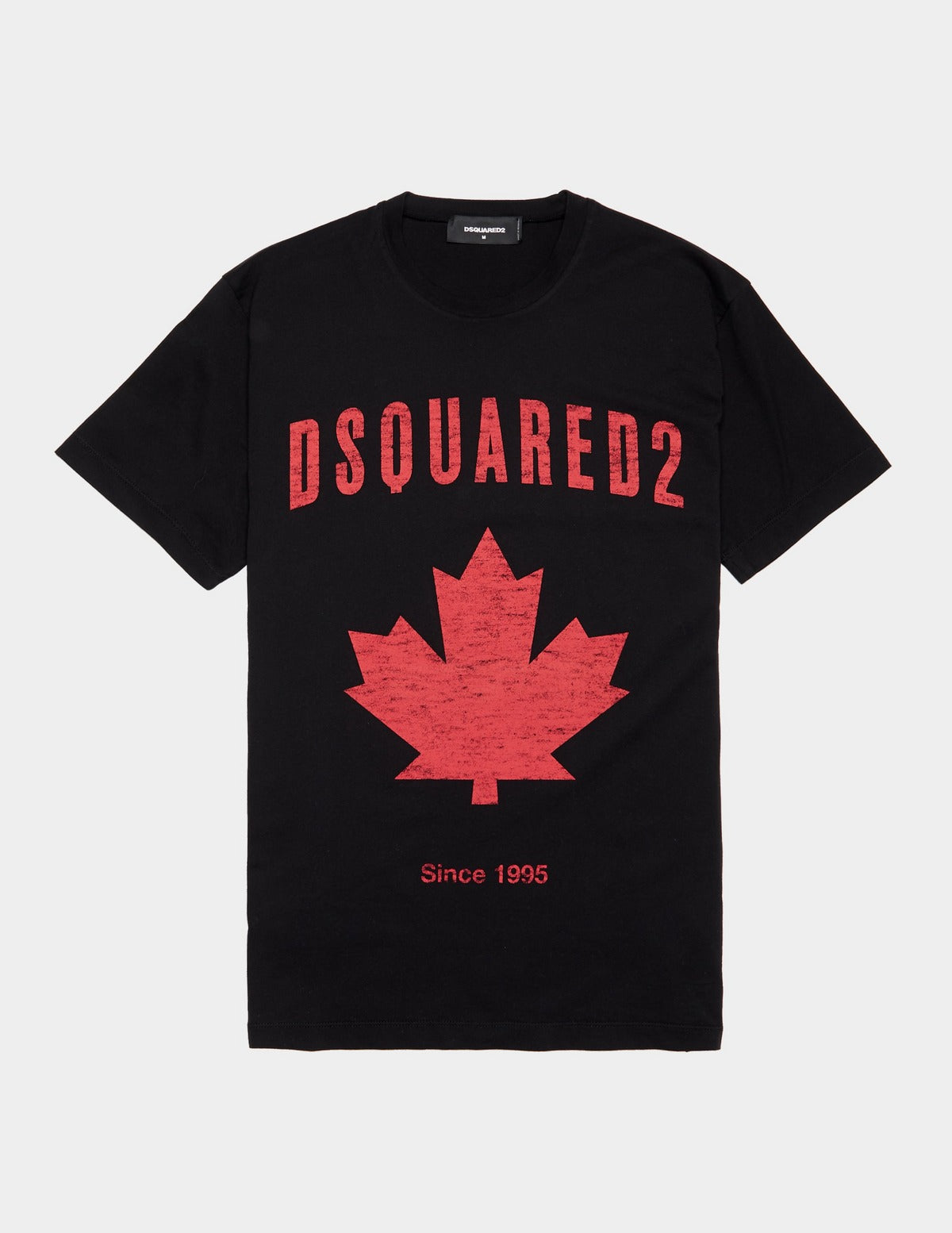 DSquared2 DSQ Maple Leaf T-Shirt Black